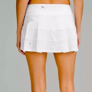 Lululemon Pace Rival Mid-Rise Skirt - white